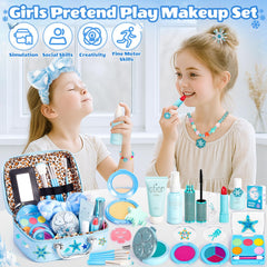 Hohosunlar pressed powder with star puff for realistic pretend makeup experiences.
