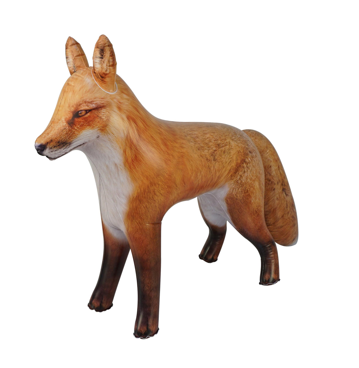 HOHQB Arctic Red Fox inflatable, 39-inch, ideal for parties and poolside fun.