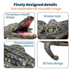 HOHQB soft elastic alligator inflatable, maintains inflation for long celebrations.