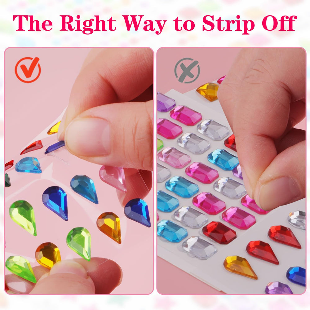 Hoiny kid-friendly craft bling adds color to party activities.