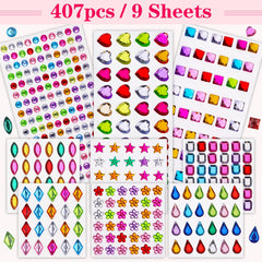 Hoiny transparent high-gloss rhinestones sparkle on crafts and decorations.