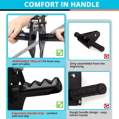 HOKINETY zipline safety belt adds secure restraint during rides