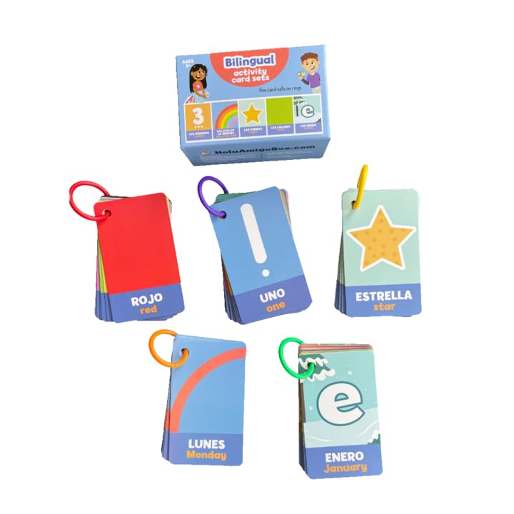 Hola Amigo bilingual numbers cards boost early math vocab in two languages