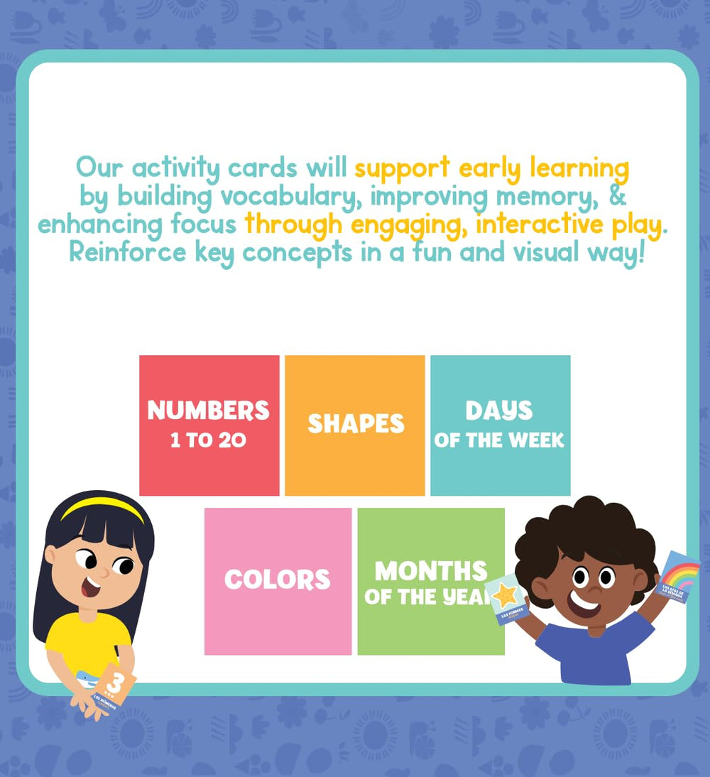Hola Amigo rounded-corners cards offer kid-safe design for circle time and homeschooling