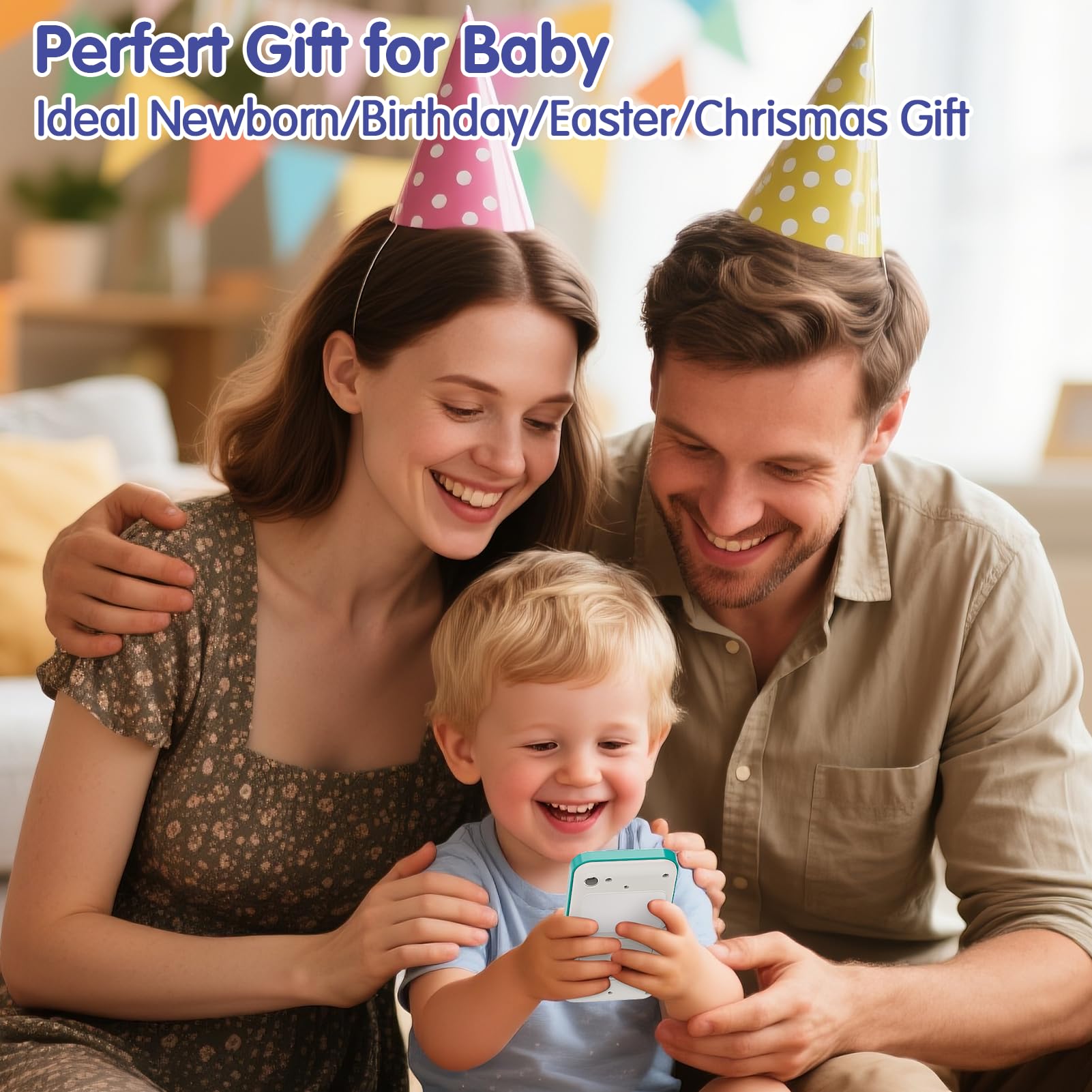 Hola Baby Phone Toy gift-ready packaging ideal for birthday or shower gifts