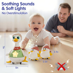 HOLA Mama and Baby ducks showcase tummy time play and bonding