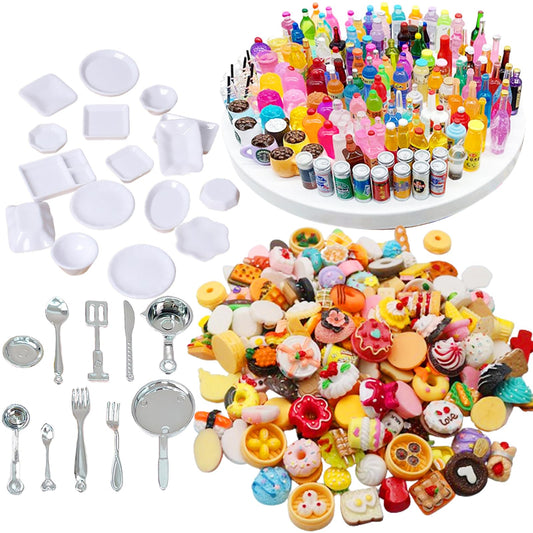 HOLABONITA miniature food bottles collection for dollhouses enhances pretend play and storytelling.