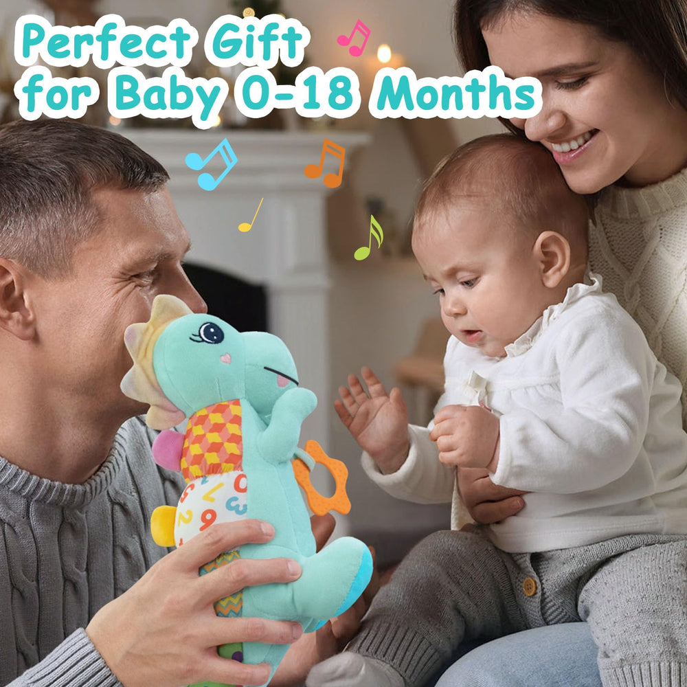 Holaxander Baby Dino plush textured tummy for tactile exploration