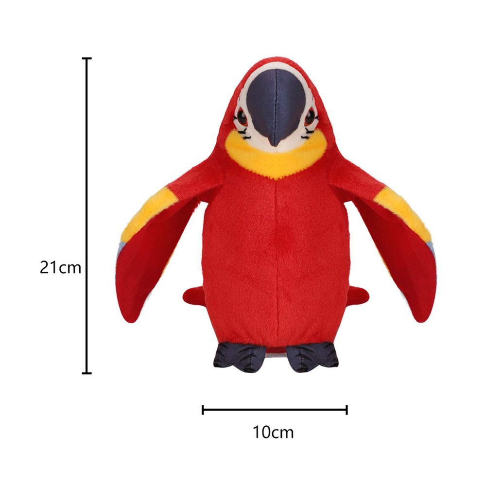 Holiberty Talking Macaw plush durable stitching for lasting fun