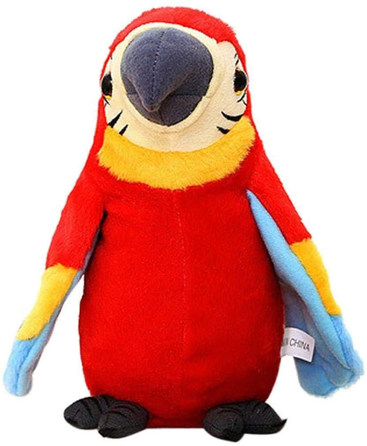 Holiberty Talking Macaw plush wings flap for interactive storytelling