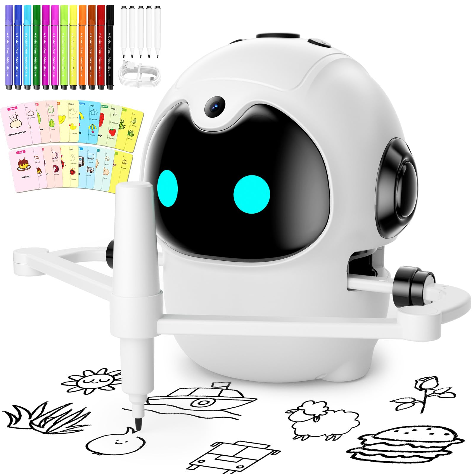 HOLIBIBE drawing robot with cards boosts early learning and creativity
