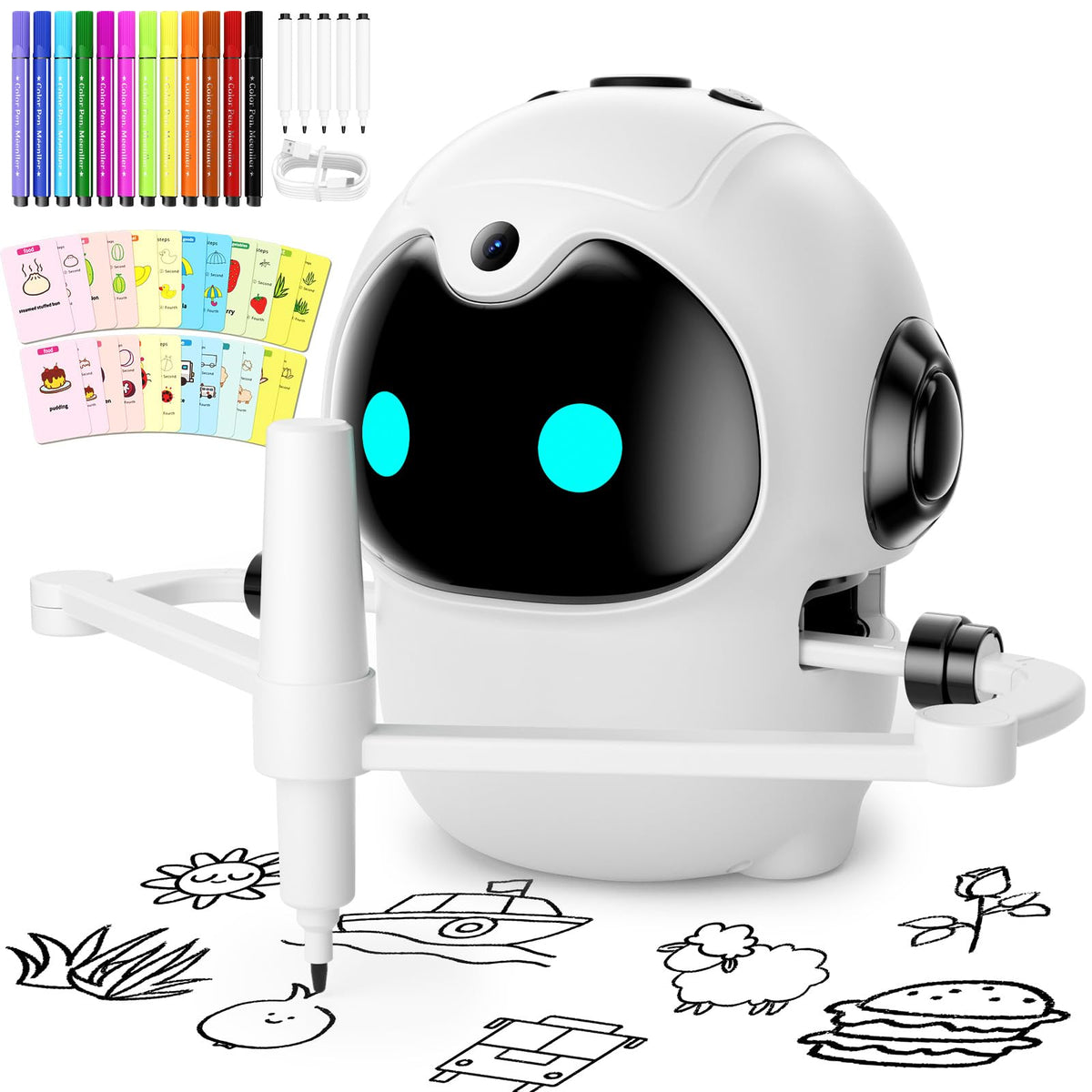 HOLIBIBE drawing robot with cards boosts early learning and creativity