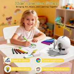 HOLIBIBE drawing robot color learning encourages emotion expression and color recognition