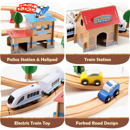 HOLYFUN magnetic train cars enable easy assembly and reconfiguration
