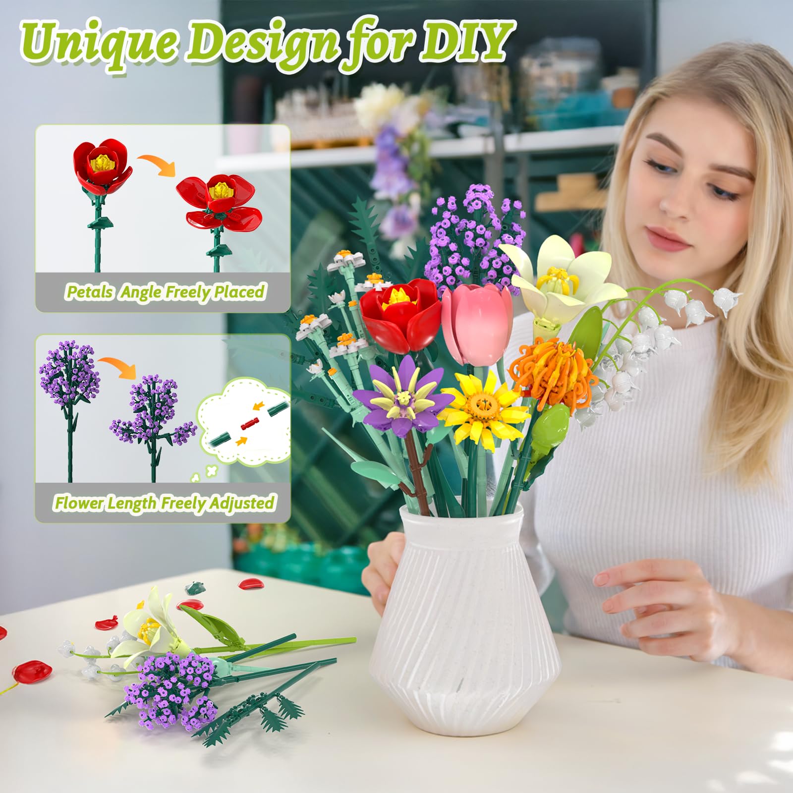 Holiky durable-floral-block-kit ensures stable assembly and reuse