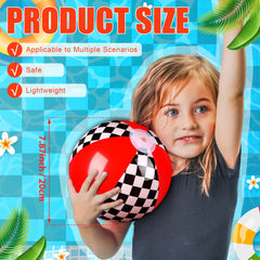 Hollowfly 12-pack beach balls bulk for summer group play
