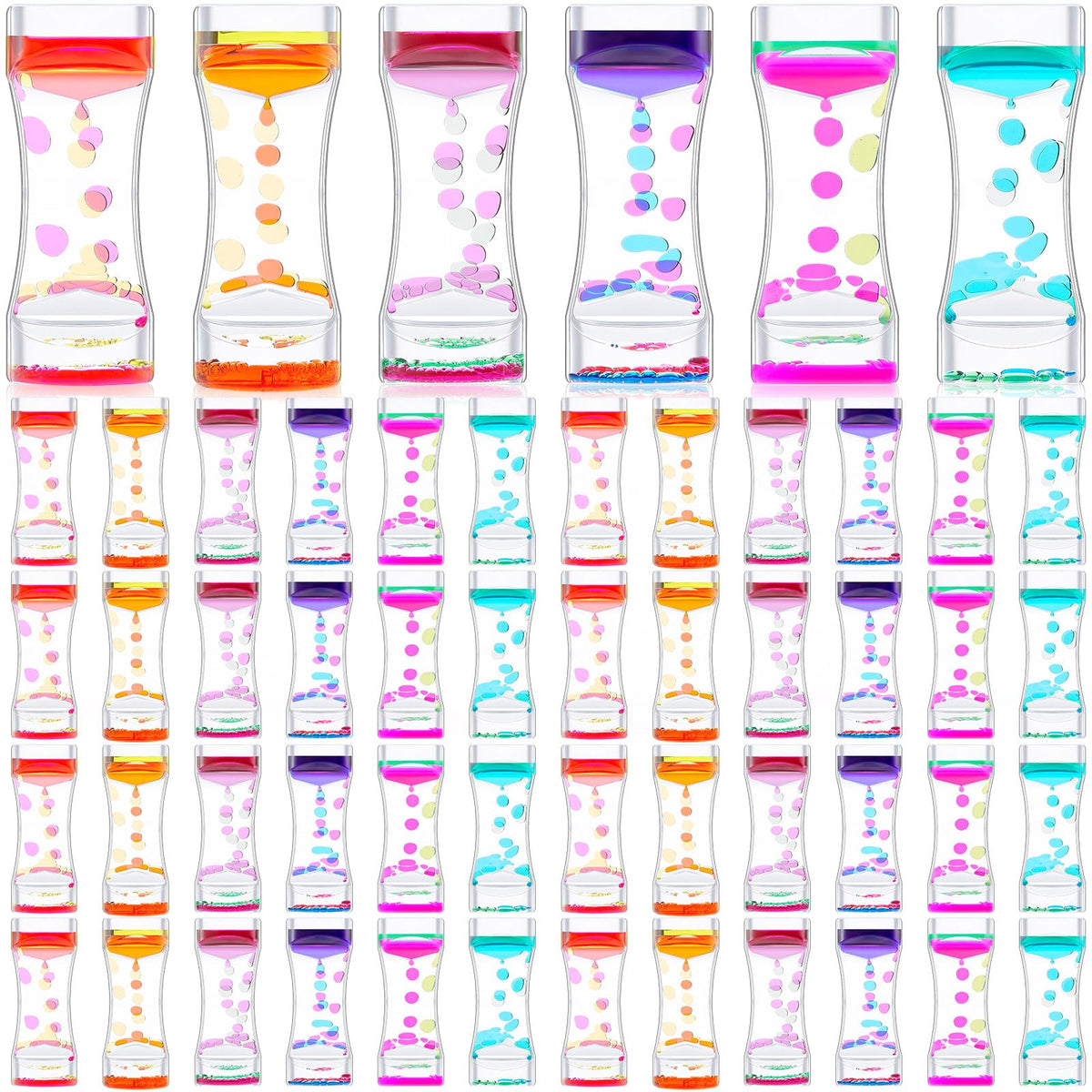 Hollowfly liquid motion 36-pcs set promotes visual calming and tactile focus during work.