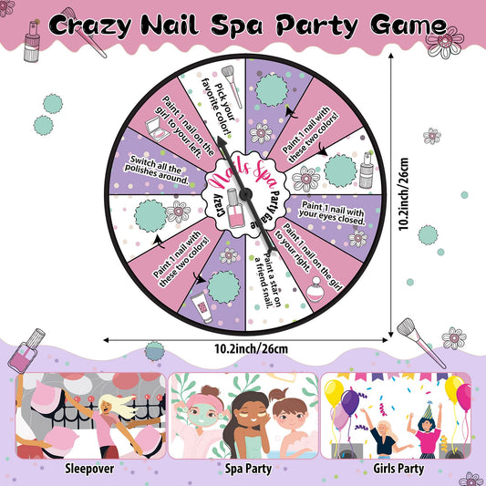 Hollowfly Nail art challenge spinner to decide color or shape.