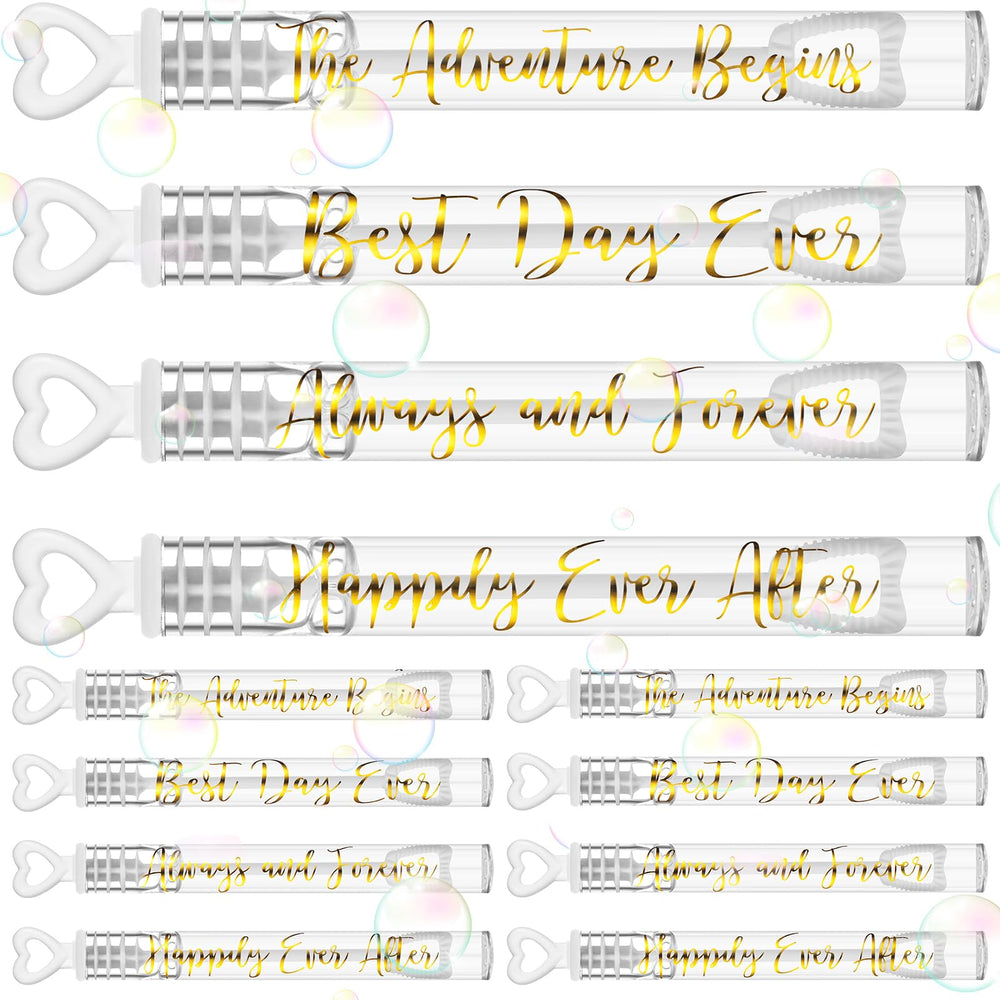 Hollowfly wedding bubble wands with heart design for festive moments.