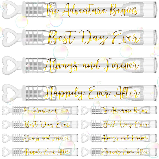 Hollowfly wedding bubble wands with heart design for festive moments.