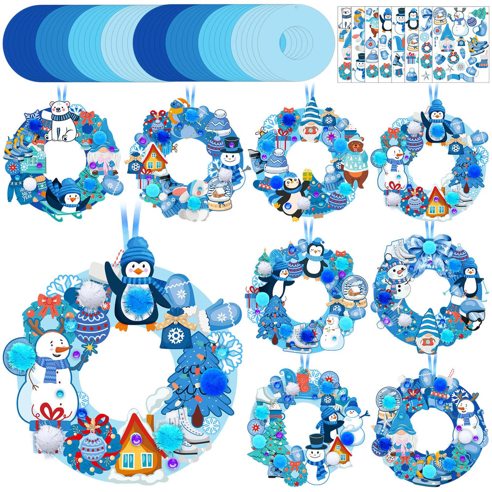 Hollowfly winter wreath kit pack for collaborative crafting and festive décor.