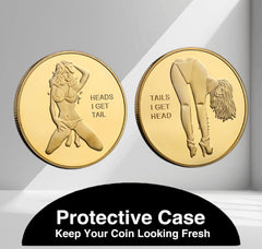 Hollycoin alloy coin with sun and moon patterns, exquisite design
