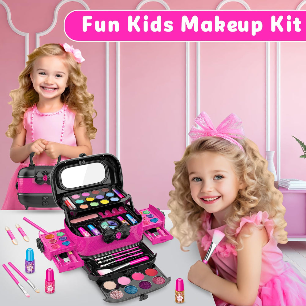 Hollyhi tutorial booklet guiding kids through playful makeup ideas