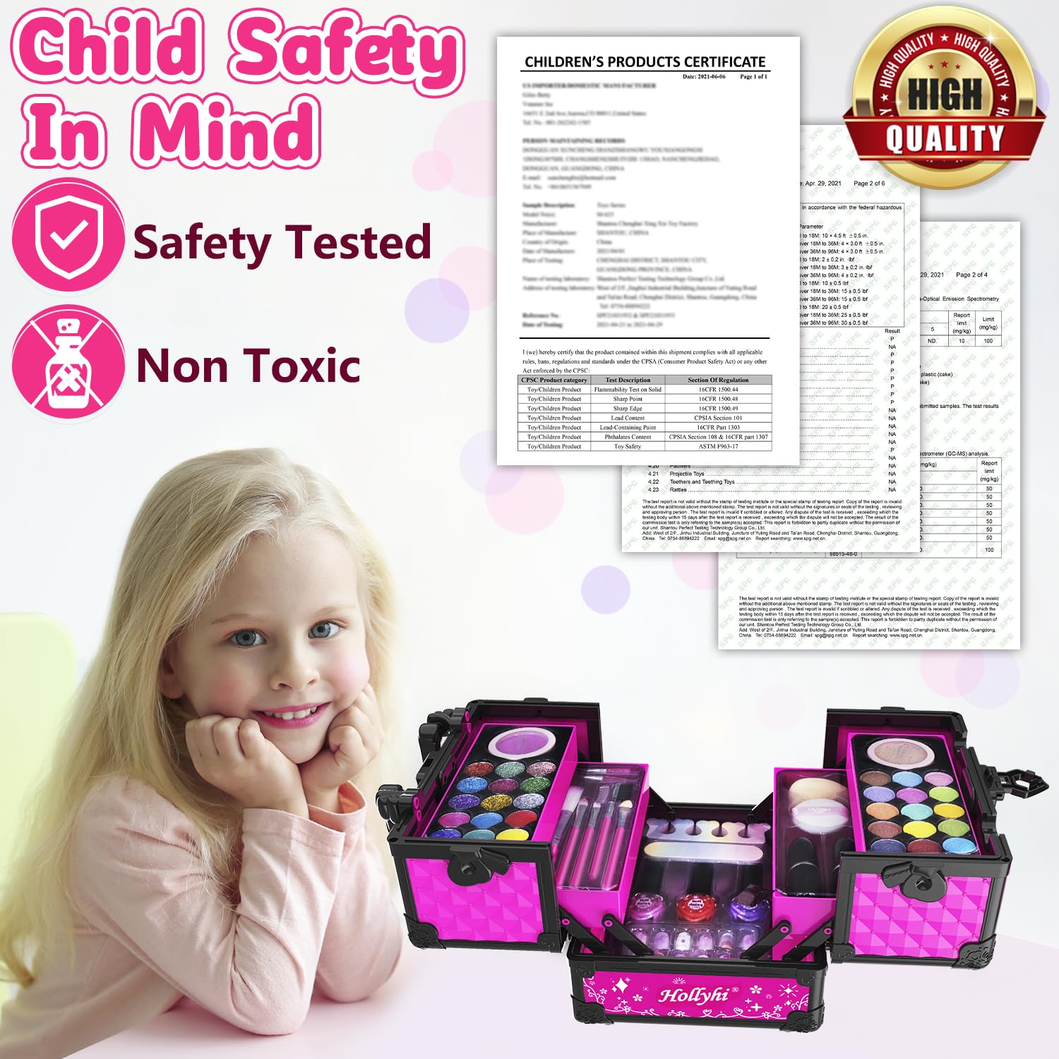 Hollyhi gift-ready vanity set for birthdays and holidays