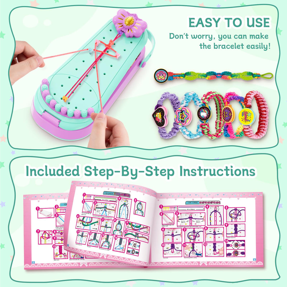 Hollyhi knitting guides help beginners finish bracelets step by step