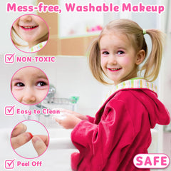 Hollyhi mirror inside cosmetic case for easy makeup checks