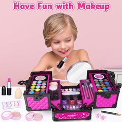 Hollyhi safety-certified kids makeup encouraging washable, mess-free fun
