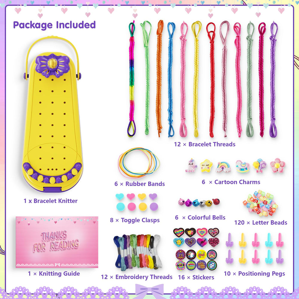 Hollyhi step-by-step knitting guide helps finish bracelets confidently.