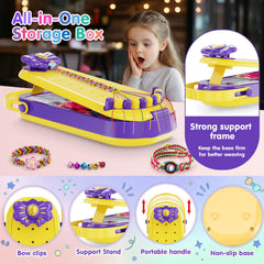 Hollyhi storage box with lid keeps beads organized during play.