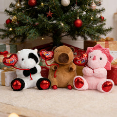 HollyHOME Capybara plush cleans easily with a damp cloth.