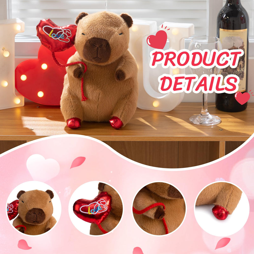 HollyHOME Capybara plush suits Christenings, Valentines Day, and celebrations.