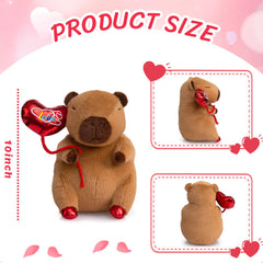 HollyHOME Capybara plush for cuddling during playtime.