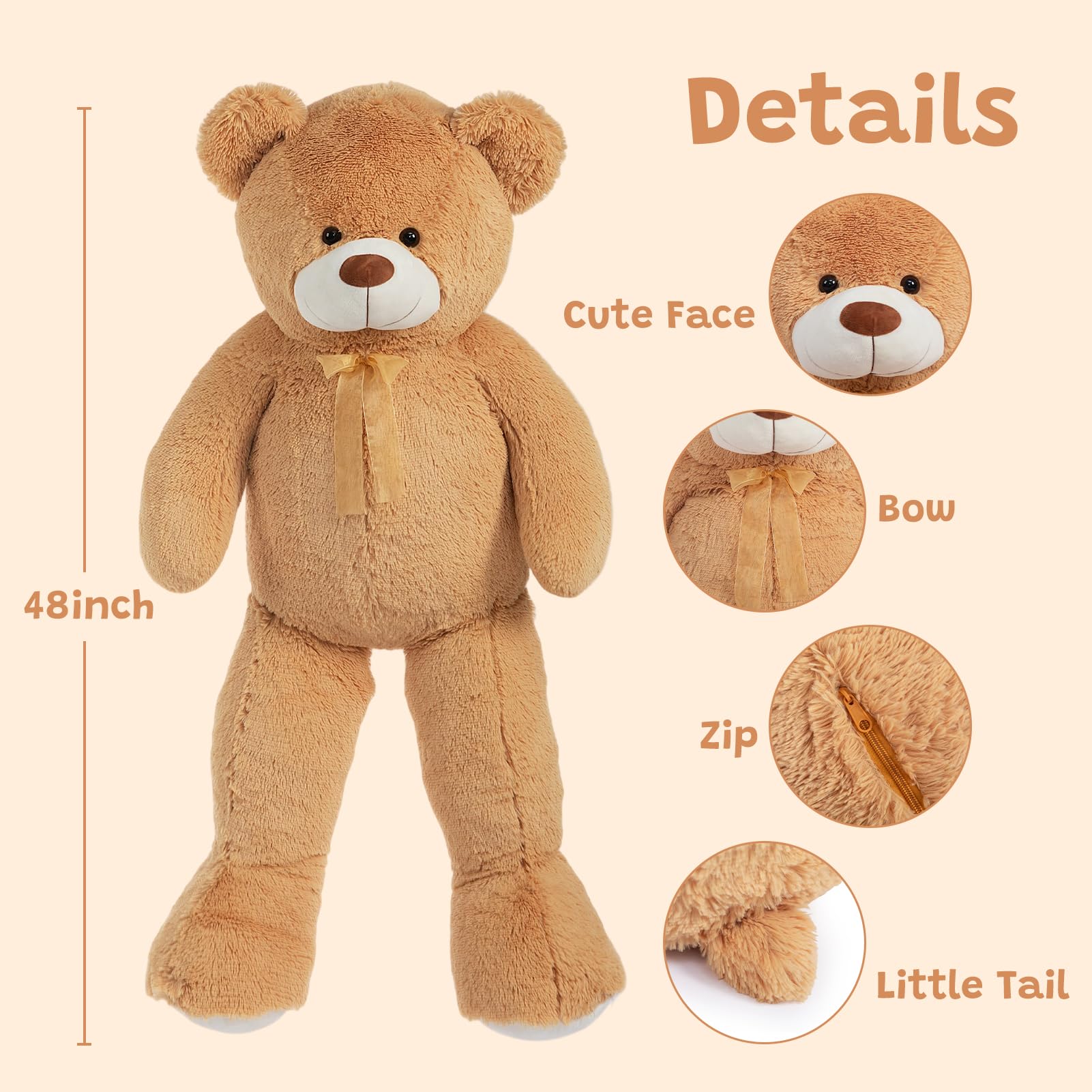Care tip: fluff with cold-air dryer to restore plush fullness