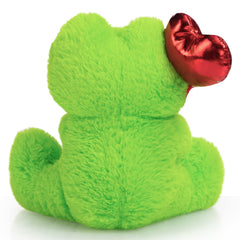 HollyHOME frog poses for photos, perfect for capturing cute moments.