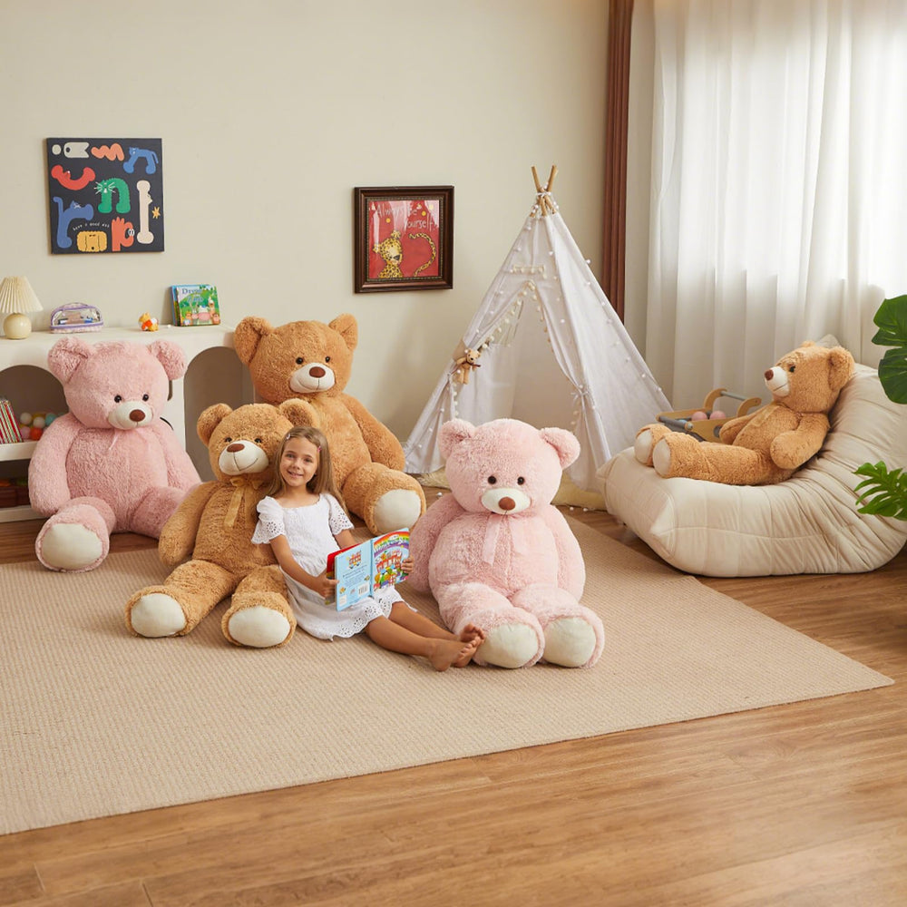 HollyHOME 48-inch bear beside a child to show scale