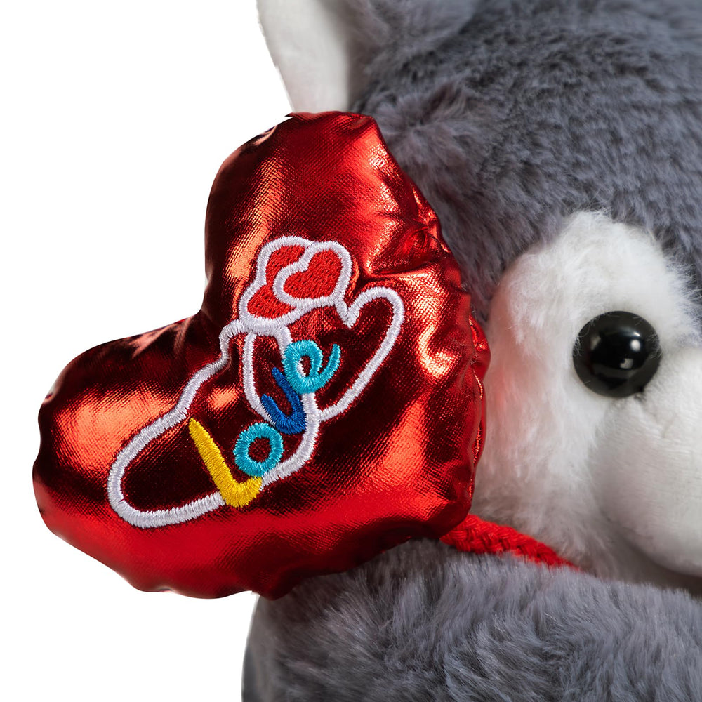 HollyHOME husky plush, versatile gift suitable for many celebrations.