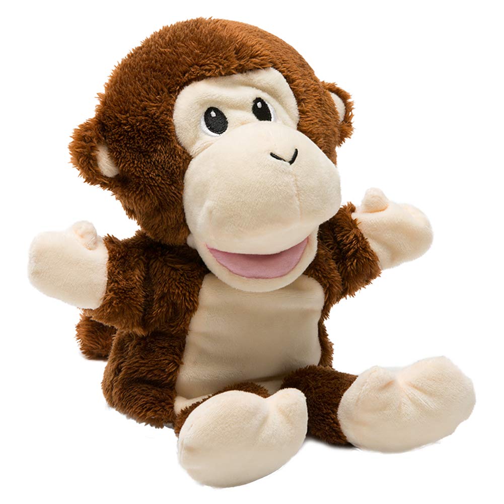 HollyHOME monkey puppet close up head detail enhances vivid character expressions during play