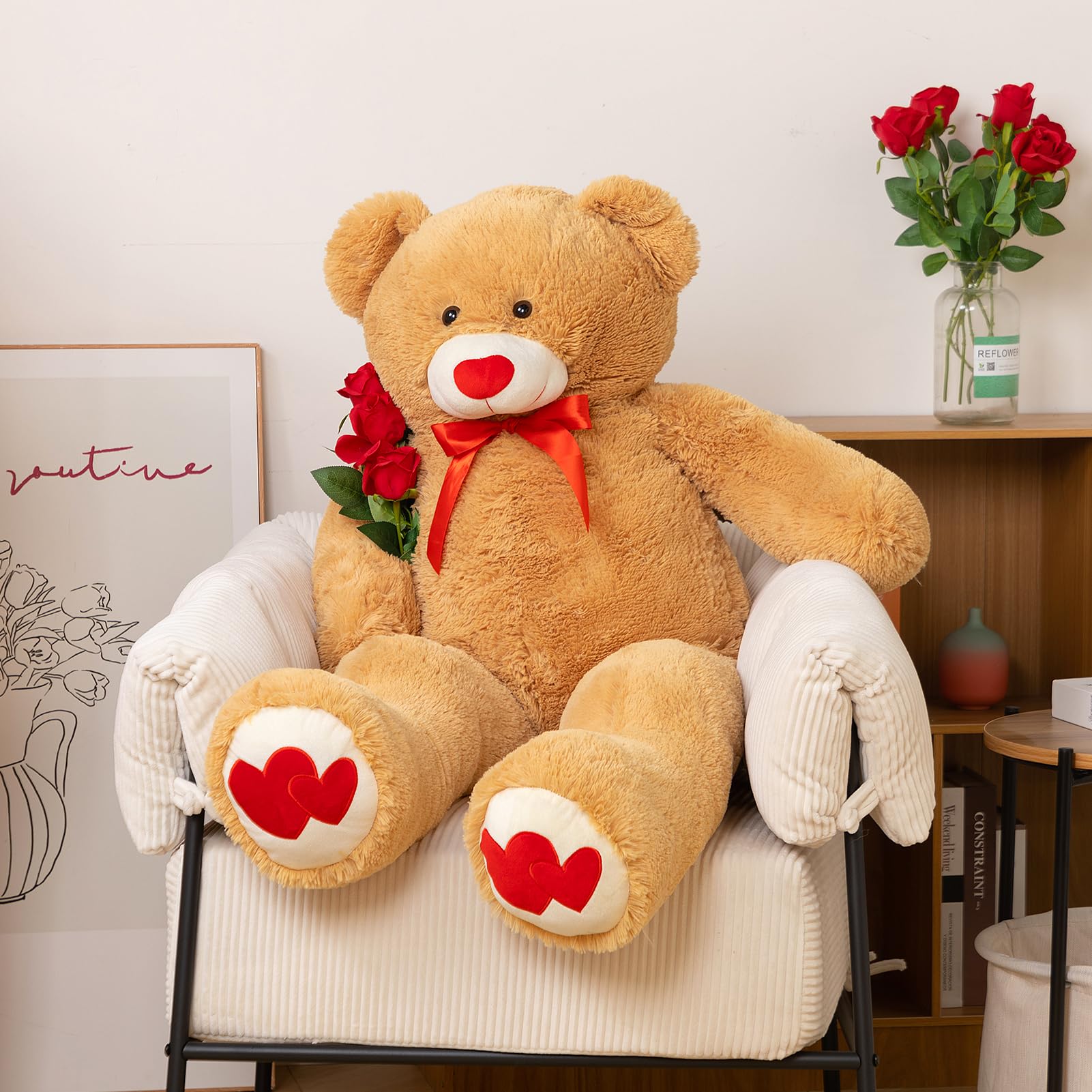 HollyHOME plush fabric close-up showcases premium material and durability