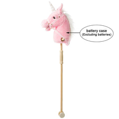 HollyHOME unicorn stick horse ears activate neighing sounds for immersion