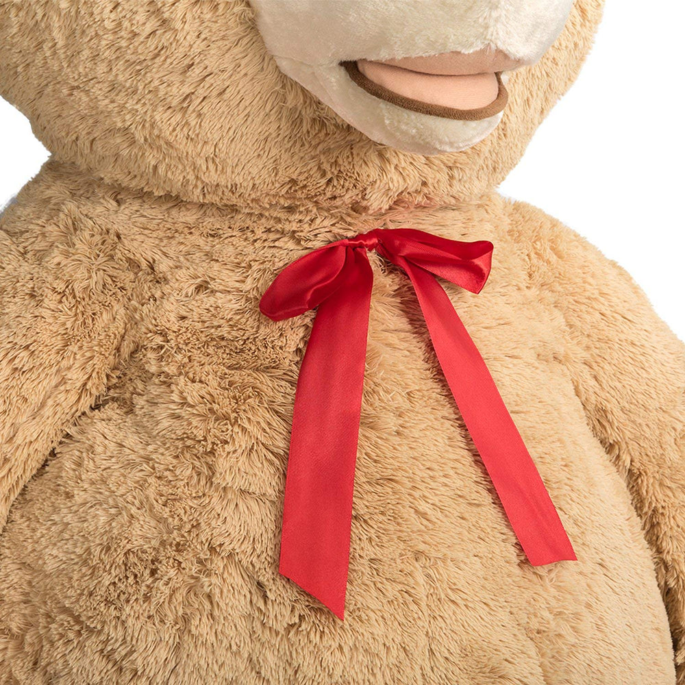 HollyHOME red bowtie teddy for festive gift appeal.