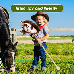 HollyHOME kid holding reins for outdoor active play