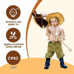 HollyHOME nylon reins for safe, interactive pretend riding experiences.
