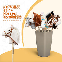 HollyHOME stick horse plush assembly image for quick setup