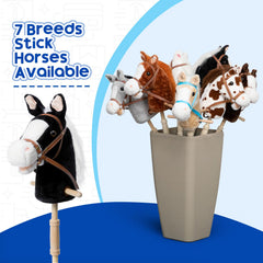 HollyHOME stick horse plush indoor/outdoor play ready for any space.