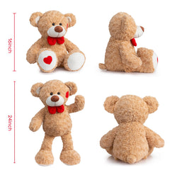 HollyHOME teddy bear ideal for baptisms or birthdays as a gift