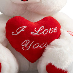 HollyHOME Teddy Bear care guide: wipe with damp cloth for easy upkeep